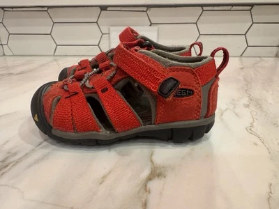 KEEN Toddler Newport H2 Water Sandals Red Outdoors Casual Waterproof 6 - Image 1 of 4