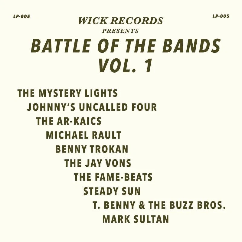 Various Artists Wick Records Presents Battle of the Bands Vol. 1 (BLACK SWIRL VI - Image 1 of 1