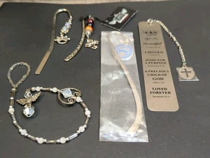 Lot of 5 Vintage Metal Bookmarks - Imagen 1 de 12