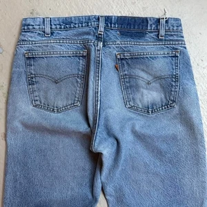 Vintage Levi’s Distressed Orange Tab Light Wash Men's 34x32 Jeans - Picture 1 of 7