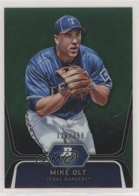 2012 Bowman Platinum Prospects Green Refractor /399 Mike Olt #BPP30 - Image 1 of 2
