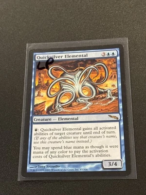 Mirrodin Quicksilver Elemental MTG Magic the Gathering LP - Image 1 of 2