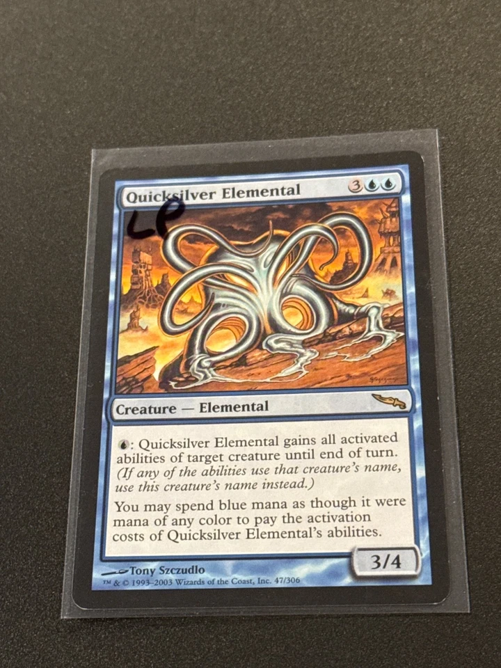 Mirrodin Quicksilver Elemental MTG Magic the Gathering LP - Image 1 of 2