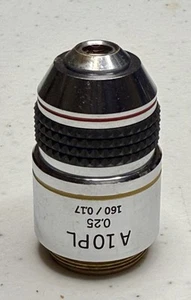 Olympus A 10PL 0.15, 160 / 0.17 Phase Contrast Microscope Objective - Picture 1 of 7