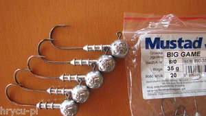 5 MUSTAD JIGKÖPFE GR. 8/0 - 35g  FÜR KOPYTO ! - Bild 1 von 1