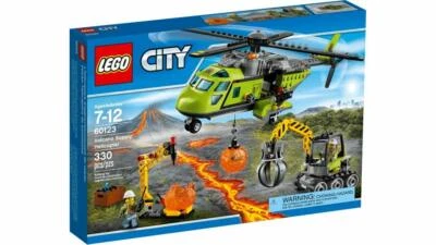 Lego City Volcano Explorers 60123 VOLCANO SUPPLY HELICOPTER New Sealed - Image 1 of 4