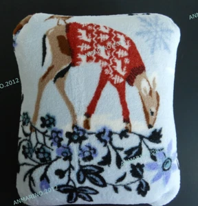 Vera Bradley Fleece TRAVEL Throw Blanket 60" x 45" in Merry Mischief Snow Day - Imagen 1 de 7