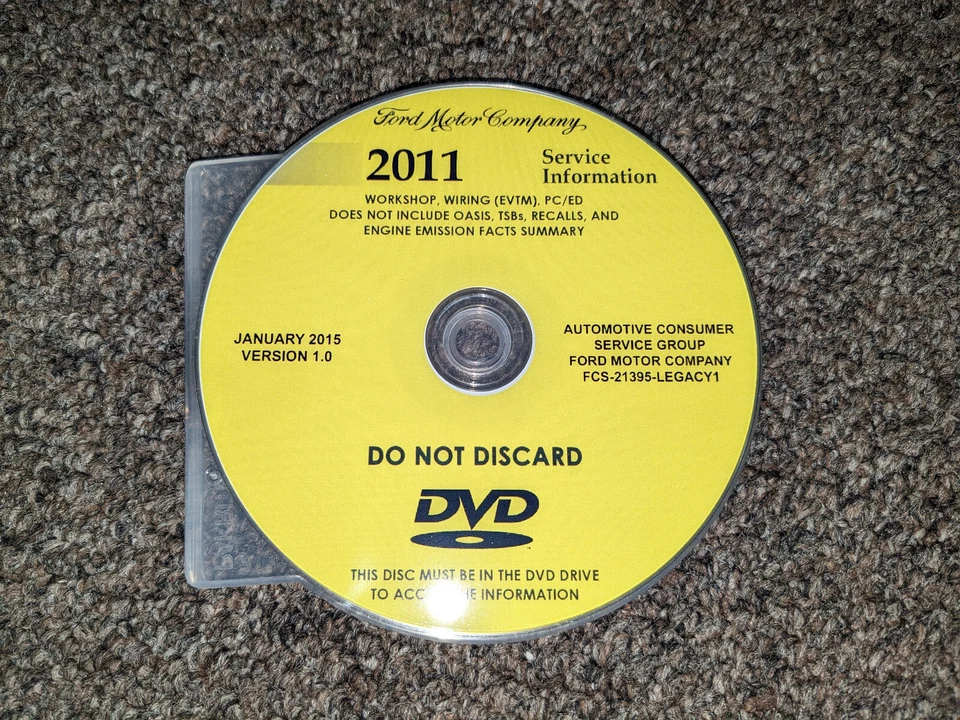 2011 Ford Mustang Shop Service Repair Manual DVD GT Convertible Coupe 3.7L 5.0L — 第 1/1 张图片