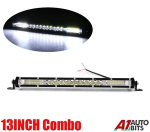 13 Inch 90W LED Slim Work Light Bar Spot Flood Combo Off-Road Driving SUV 4x4 UK - Picture 1 of 8
