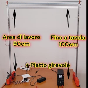 CNC Styroporschneider COSTYCNC groß 250x90x90cm mit Drehteller - Bild 1 von 24