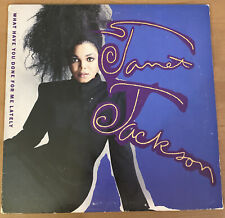 Janet Jackson - What Have You Done For Me - 12" Vinyl Single
