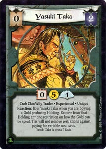 Yasuki Taka - Pearl Edition - Legend of the Five Rings CCG - Picture 1 of 1