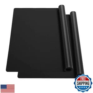 2 Pack Silicone Mats for Resin, Crafts,Liquid, Silicone Placemat (2 x Black) - Picture 1 of 5