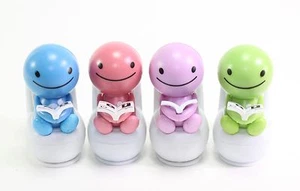 Solar Power Toy-4 Color Nohohon Reading On The Toilet Home Decor Gift US Seller - Picture 1 of 9