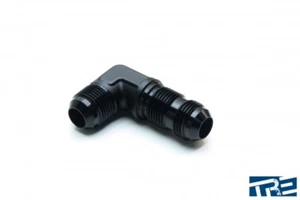 Treadstone Performance Black 90 Degree AN Bulkhead Fitting - Picture 1 of 1