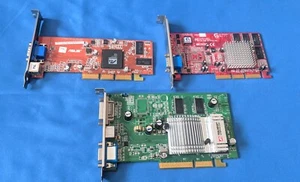Radeon ATI Vintage Graphics card AGP - 3 pieces - Picture 1 of 12