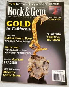 Rock & Gem Magazine Jan 2008 Pre-Ownd VG Cond Fast Ship Craft Jewelry Minerals - Picture 1 of 1
