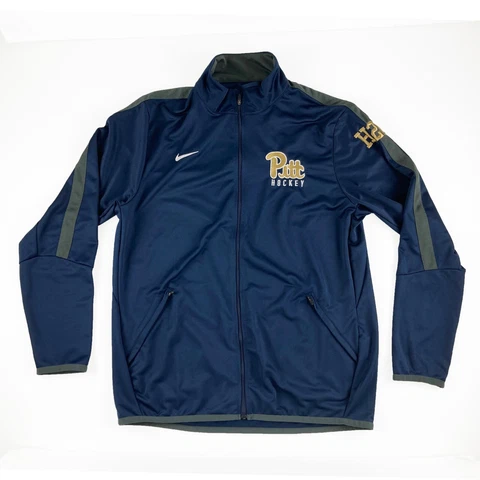 Pitt Panthers Hockey H2P Zip Up Jacket Mens Large by Nike Cover