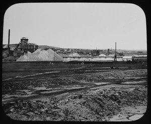 MINAS DE ORO JOHANNESBURGO SUDAFRICA C1896 Linterna Mágica Diapositiva GWW FOTOGRAFÍA - Imagen 1 de 3