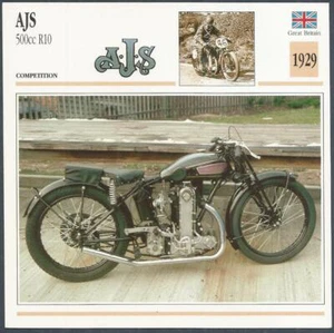 EDITO - SERVICE S A OLDTIMER MOTORRÄDER - 1929 - AJS - 500cc R10 - Bild 1 von 2