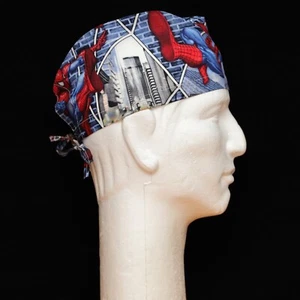 Spiderman Spider Sense in Action theme Scrub Hat - Picture 1 of 1