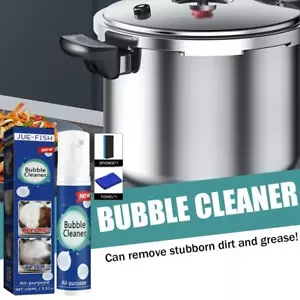 Multi-1/2xPurpose Cleaning Bubble Cleaner Spray Foam Kitchen Dirt Grease Hot` - Picture 1 of 17