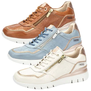 Zapatillas Mujer Pikolinos Cuero Flores Floral Cremallera Cantabria W4R-6994 - Imagen 1 de 4