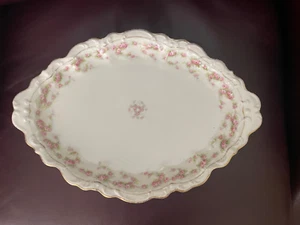 Schöne Vintage Limoges Servierplatte 14 x 10" - Bild 1 von 4