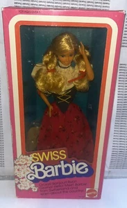 1983 DOLLS OF THE WORLD SWISS BARBIE #7541 - Picture 1 of 6