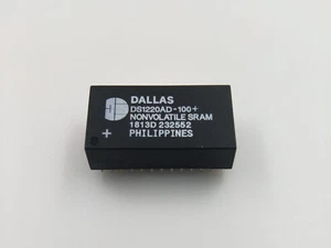 Dallas DS1220AD-100 DS1220AD-100+ IC NVSRAM 16K PARALLELO 24EDIP x 5PCS NUOVO - Foto 1 di 3