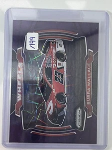Purple Velocity Prizm /199 Bubba Wallace #64 2021 Panini Prizm Racing Wheels - Picture 1 of 2