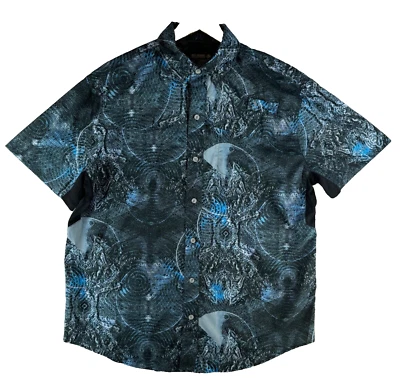 Мужская рубашка для рыбалки Reel Legends Mariner Camouflage UPF-50 размер L с подкладкой вентилируемая - Изображение 1 из 4