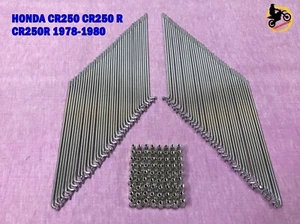 Fit Honda CR250 CR250R 1978-1980 FRONT & REAR Chrome Spoke Set 72Pcs.  *nan3489* - Picture 1 of 7