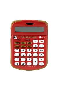 Calcolatrice NCAA Florida State Seminoles serie collegiale solare 12 cifre NUOVO - Foto 1 di 2