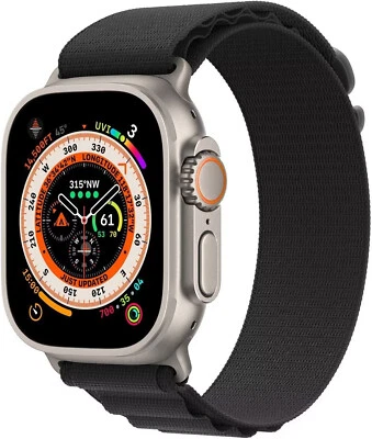 Apple Watch Ultra Titanium Case 49mm with Black Alpine Band GPS + Cellular - Image 1 of 3