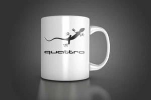 AUDI QUATTRO Tasse, AUDI QUATTRO GECO personalisierte BECHER, AUDI GECO... - Bild 1 von 5