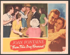From This Day Forward 11"x14" Lobby Card Mark Stevens Rosemary DeCamp Harry M...