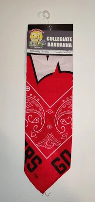 UNIVERSIDAD DE WISCONSIN TEJONES MASCOTA BANDANA Y CORBATA - PERRO GATO NCAA OFICIAL Foto 1 de 2