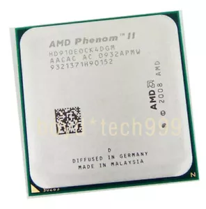 AMD Phenom II X4 910E HD910E0CK4DGM CPU Quad-Core 2.6 GHz AM2+/AM3 Processors - Picture 1 of 4