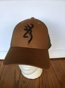 Mens Browning Ball Cap Tradition Rust Olsen Mesh 308101841 - Picture 1 of 3