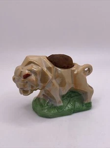 Cojín vintage, Lusterware Lion Pin, Japón - Imagen 1 de 10