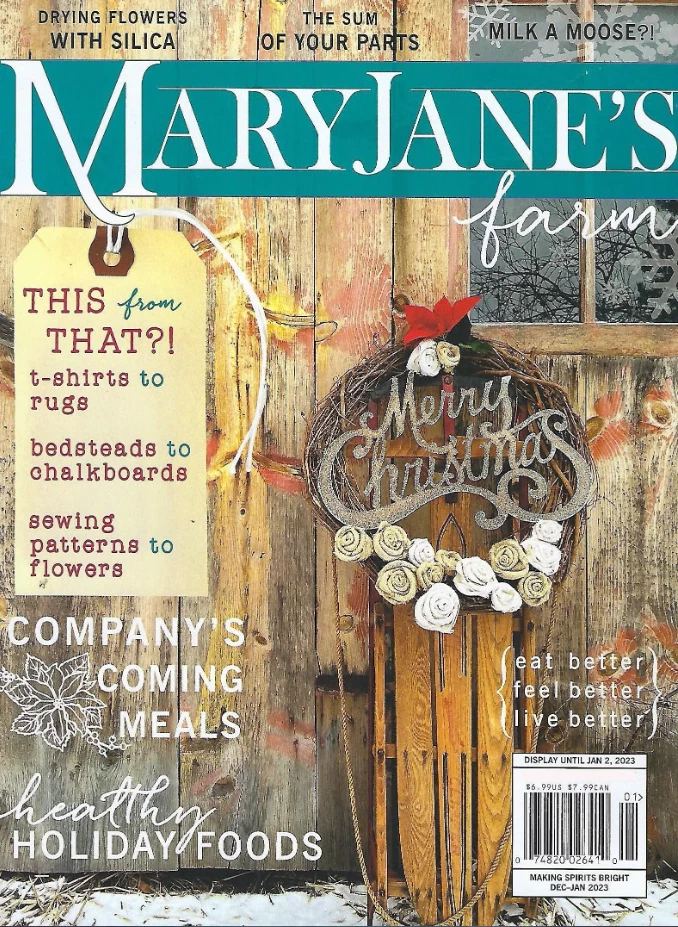 MARY JANE'S FARM MAGAZINE DEC/JAN 2023 MERRY CHRISTMAS ISSUE Foto 1 de 1