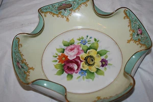 NORITAKE JAPÓN HERMOSO CUENCO VINTAGE 8 3/4" MARCA ANTIGUA CON ASAS - Imagen 1 de 8