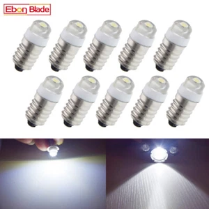 10 X E10 0.5W LED Conversion Upgrade bulb Head Torch Headlamp Zoom Duo MES 3-18V - Picture 1 of 6