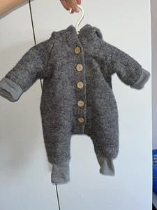 woll walk overall Gefüttert 50/56 Selbstgenäht Neu - Bild 1 von 4