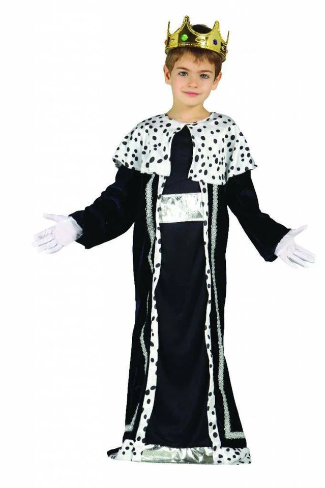 GUIRCA König Kostüm Kinder -Krippenspiel Jungen Drei Könige Kaspar, Melchior, Balthasar