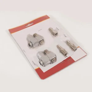 Druckluft Drehgelenke- & Stecknippelset 1/4" Kupplung Anschluss Adapter - Bild 1 von 6