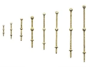 Krick no. ro1510 Relingstütze 25mm 2 Durchzüge 10 Stück - Bild 1 von 1