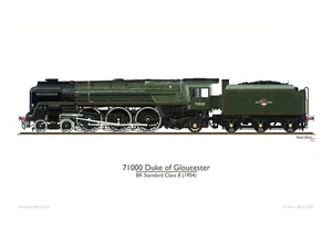 71000 Duke of Gloucester - Precision Kunstdruck - NEU - Bild 1 von 1