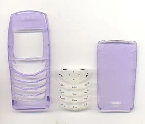 Front Back Cover Klawiatura Nokia 6100 Obudowa Obudowa Etui na telefon komórkowy Fioletowy Fioletowy du - Zdjęcie 1 z 1